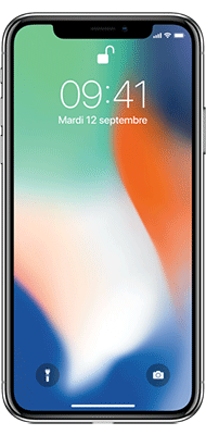 Téléphone Apple PRS Iphone X Argent Très Bon état Offert + SIM 10EUR