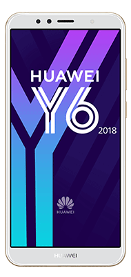 Téléphone Huawei Huawei Y6 2018 or Très bon état